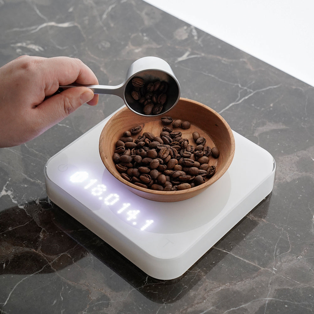 watchget Coffee Drip Tray, Wood Coffee Beans Dosing& Weighing Tray, Pour Over Coffee Dripper Tray for Camping, Outdoors, Cafe, Home Barista