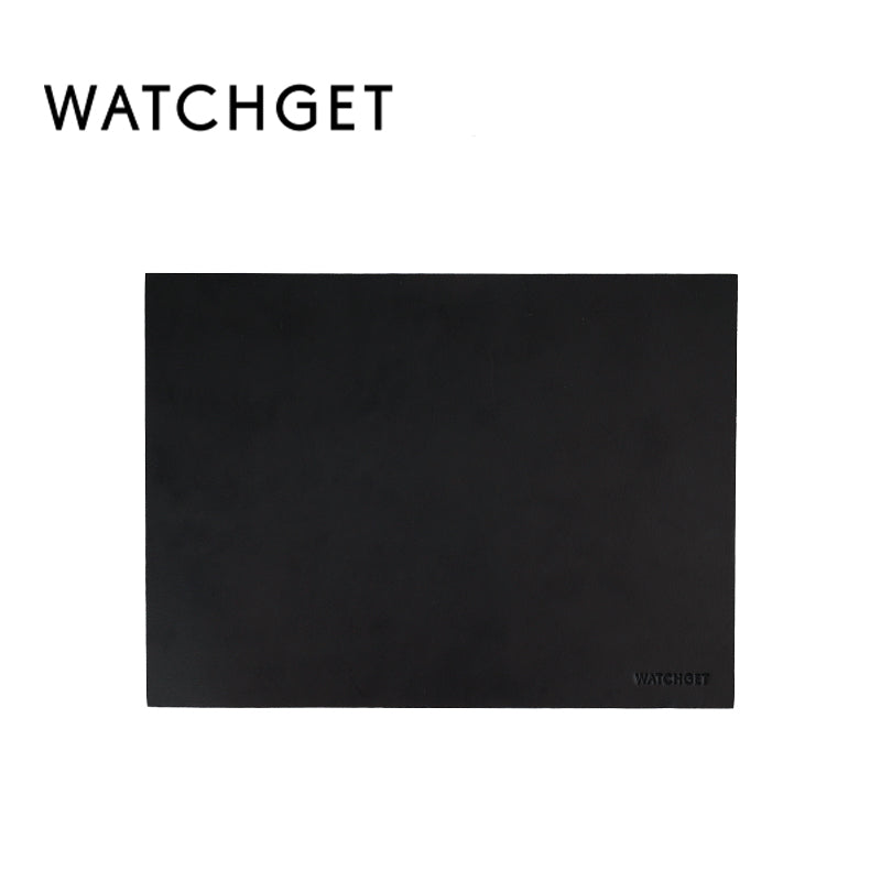 watchget Leather Espresso Tamper Mat, 7.08inch×9.6inch Coffee Tamp Station Cowhide Coffee Tamping Mat, Coffee Bar Mat for Countertops Espresso Accessories