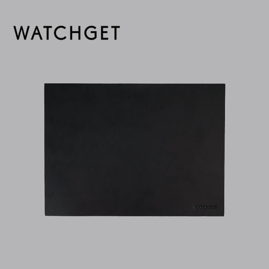 watchget Leather Espresso Tamper Mat, 7.08inch×9.6inch Coffee Tamp Station Cowhide Coffee Tamping Mat, Coffee Bar Mat for Countertops Espresso Accessories