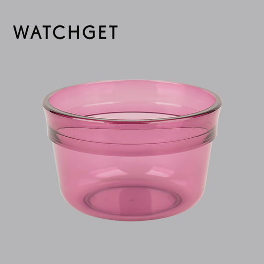 watchget 7oz/200ml Coffee Dosing Bowl Stackable Clear Cupping Bowl Plastic Coffee Bean Measuing Bowls for Tasting, Purple