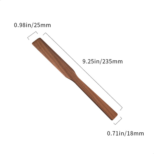 watchget 9.25 Inch Wooden Coffee Syphone Stir Stick French Press Spoon, Reusable Coffee Brewer Stirrer for Coffeemaker