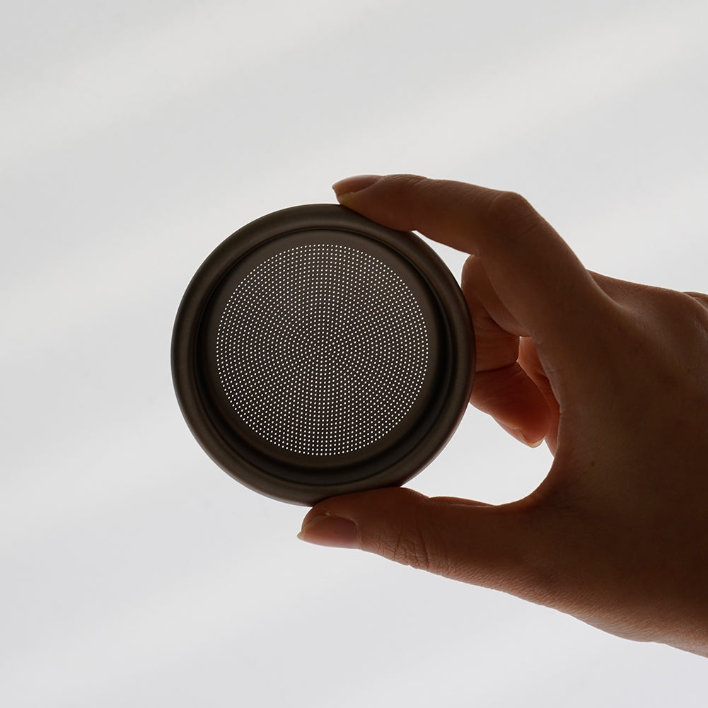watchget 58mm Espresso Filter Basket, 18-20g Titanium Fliter Basket High-Speed and Precision Extraction Portafilter Basket Filter Fits Most 58mm Protafilter