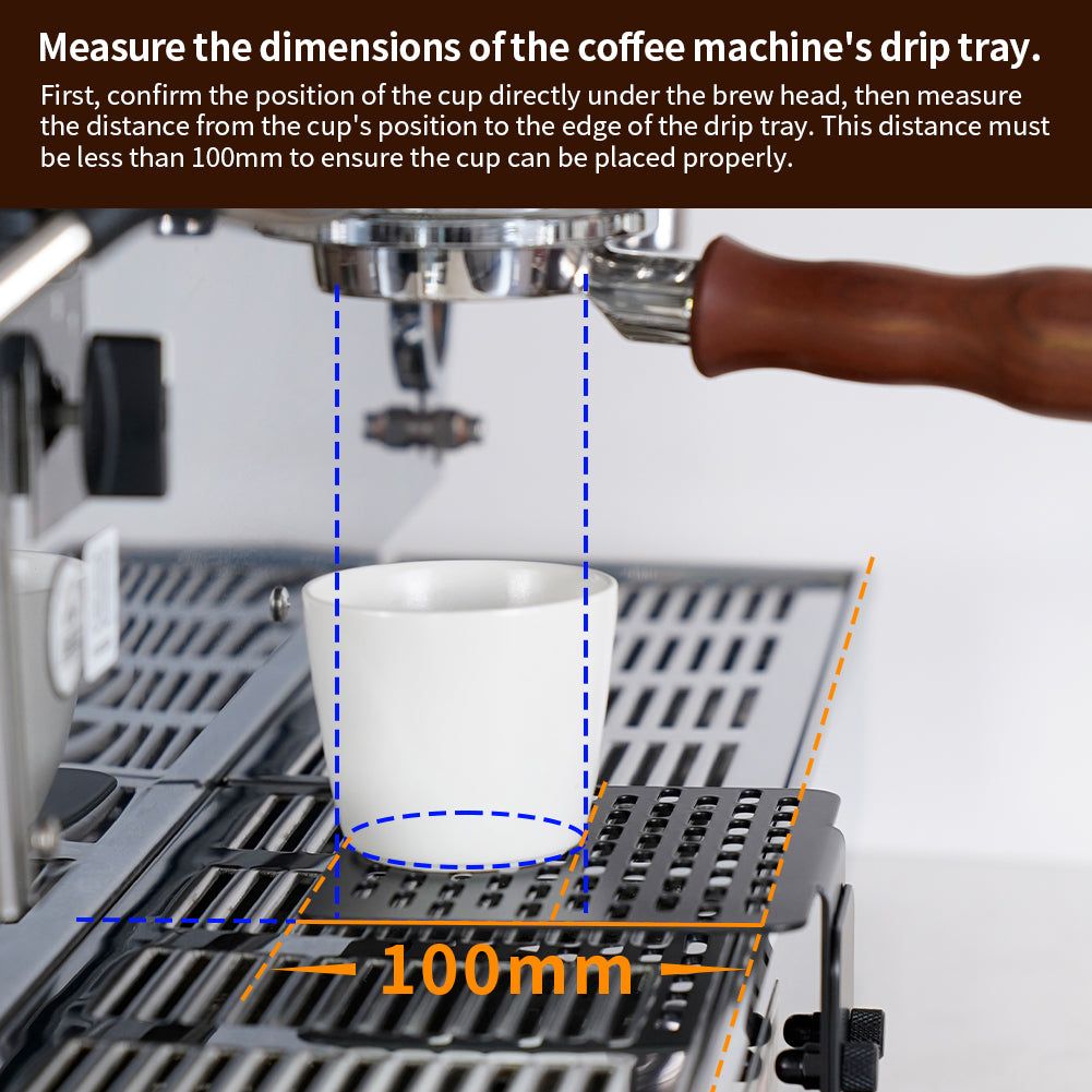 watchget Coffee Weighing Rack Electronic Scale Rack Height Adjustable Stainless Steel Coffee Scale Rack Stem Espresso Machine Scale Rod Protection Rack