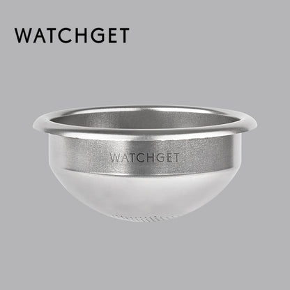 watchget 58mm Espresso Portafilter Basket 316 Stainless Steel Filter Basket Spherical Bottom Design for Even Espresso Extraction, Compatible with 58mm Espresso Machines