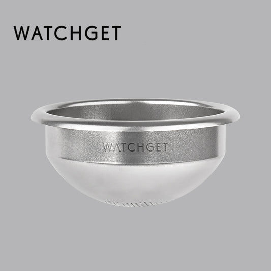 watchget 58mm Espresso Portafilter Basket 316 Stainless Steel Filter Basket Spherical Bottom Design for Even Espresso Extraction, Compatible with 58mm Espresso Machines