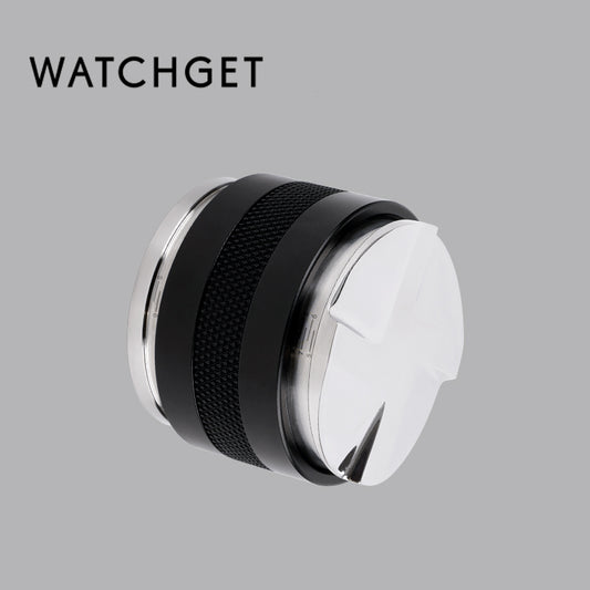 watchget 58mm Coffee Distributor & Hand Tamper Adjustable Depth Espresso Tamper Dual Head Coffee Leveler Fits 53/58mm Espresso Portafilter Professional Espresso Distribution Tool V2