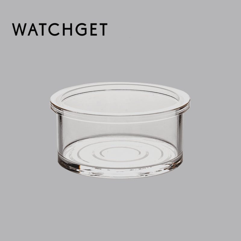 58mm Espresso Tamping Clear Bowl Gravity Distributor Stand Espresso Tamper Holder Stand Seal for Observating Coffee Tamping and Distributing Barista Tool