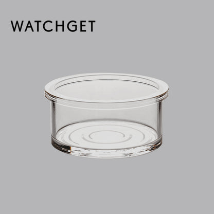58mm Espresso Tamping Clear Bowl Gravity Distributor Stand Espresso Tamper Holder Stand Seal for Observating Coffee Tamping and Distributing Barista Tool