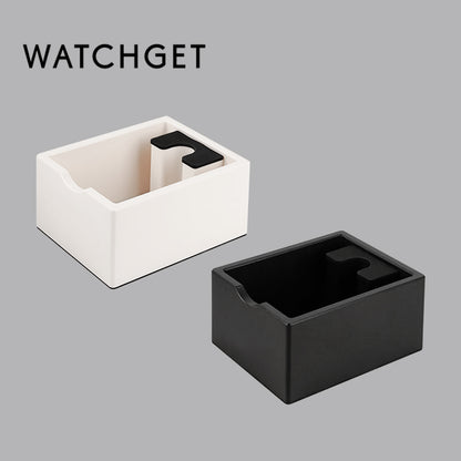 watchget Espresso Knock Box, Coffee Ground Knock Box, Dual Function Storage and Tamping Tool with Non-Slip Base, Made of Durable ABS Plastic, Perfect for Baristas and Coffee Enthusiasts