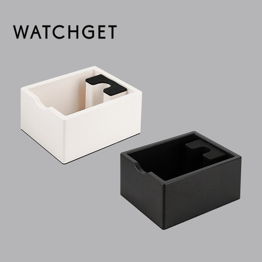 watchget Espresso Knock Box, Coffee Ground Knock Box, Dual Function Storage and Tamping Tool with Non-Slip Base, Made of Durable ABS Plastic, Perfect for Baristas and Coffee Enthusiasts