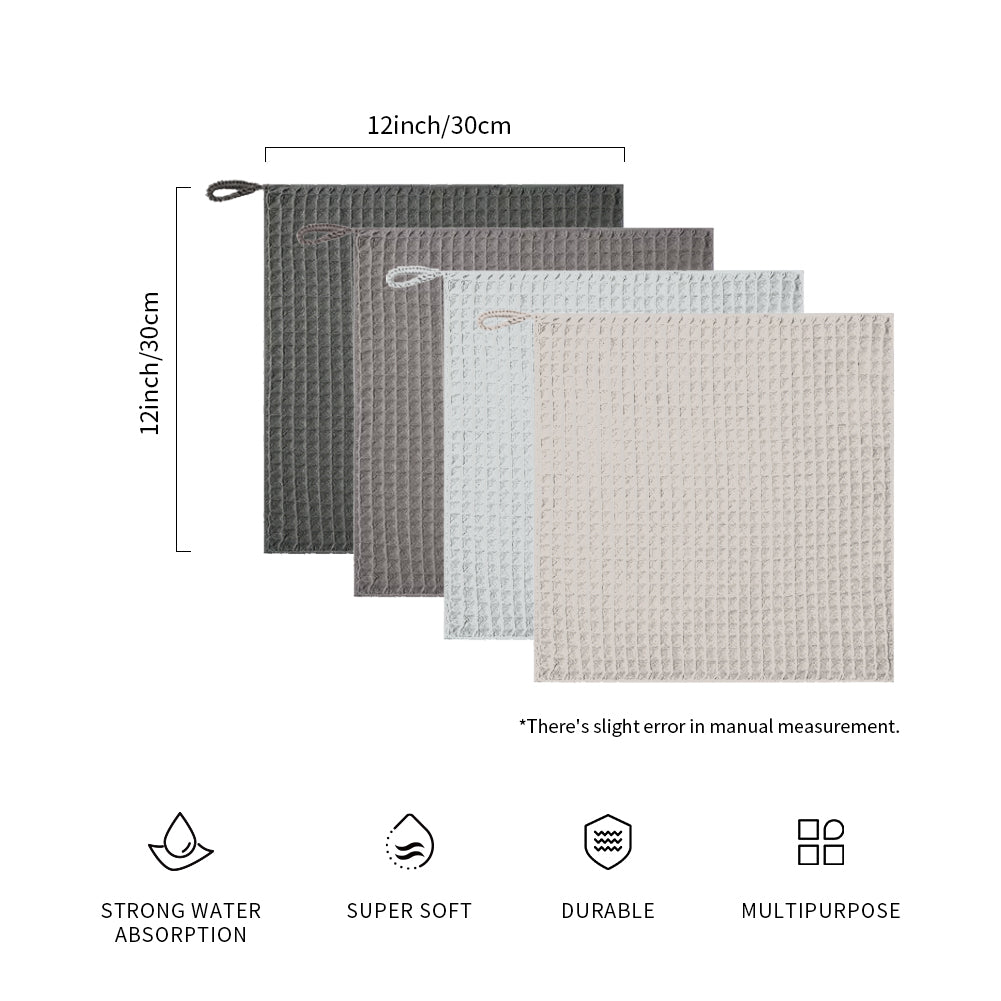 watchget Barista Microfiber Cloths (12"x12") Professional Cleaning Towels for Espresso Machines, Steam Wands & Countertops Essential Coffee Bar Accessories