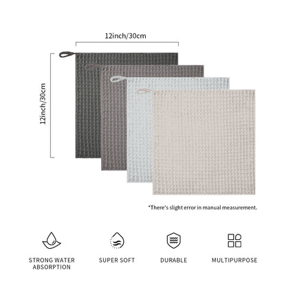 watchget Barista Microfiber Cloths (12"x12") Professional Cleaning Towels for Espresso Machines, Steam Wands & Countertops Essential Coffee Bar Accessories