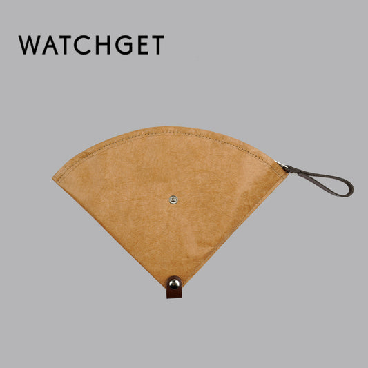 watchget Coffee Filter Holder Bag Coffee Paper Filter Storage Bag Reusable Waterproof Dupont Paper Filter Holder Fit V60 Cone Coffee Filter 50 Pcs Capacity for Camping, Home