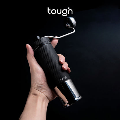 Jingren M1 Grinder - External-Adjustment Hand Coffee Grinder, Stainless Steel Burr Grinder for Pour Over Coffee Beans