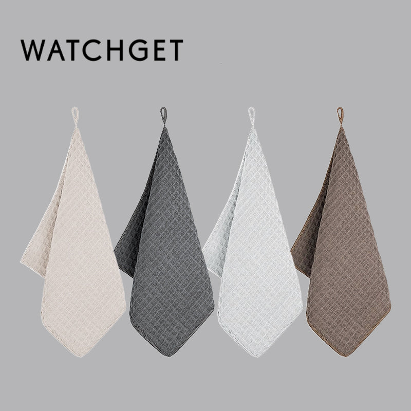 watchget Barista Microfiber Cloths (12"x12") Professional Cleaning Towels for Espresso Machines, Steam Wands & Countertops Essential Coffee Bar Accessories