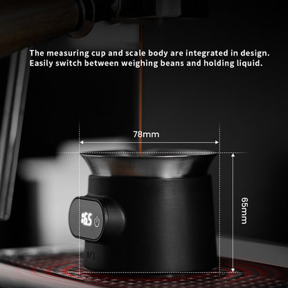 MHW-3BOMBER ESP Electronic Scale - Mini High-Precision Specialized Scale for Weighing Coffee Beans in Espresso Making