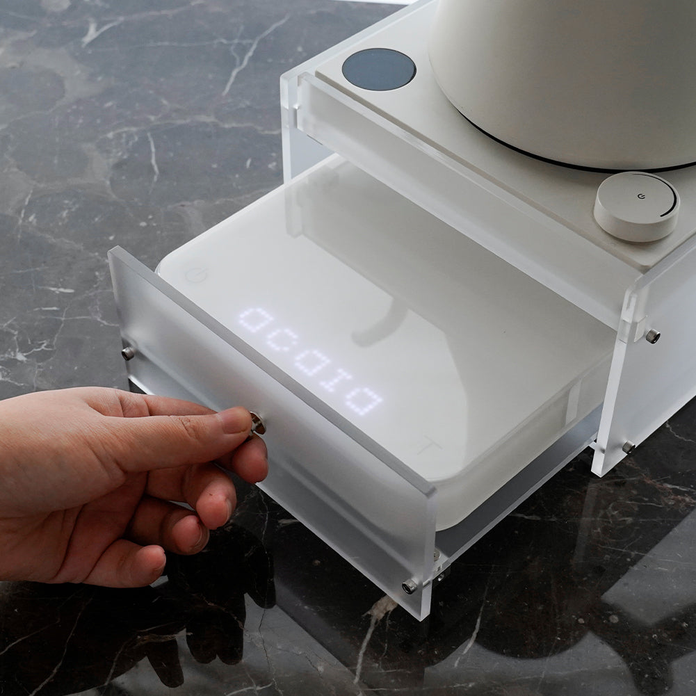 WATCHGET Acrylic Frosted Single Drawer Base Compatible