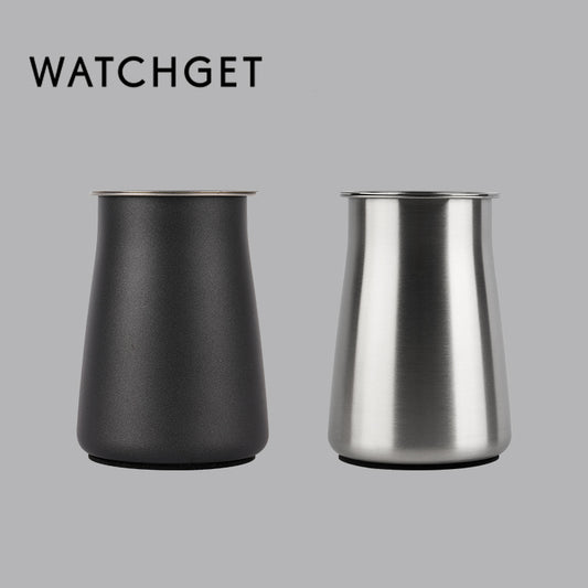 watchget Coffee Sifter Coffee Grind Sieve 500μm Fine Mesh Coffee Powder Sieve Stainless Steel Ground Coffee Receiver Coffee Making Accessory
