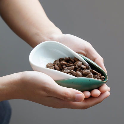 watchget Ceramic Coffee Dosing Cup & Tea Storage Tray, Single Dose Measuring Container for Coffee Beans & Loose Leaf Tea Dosing Vessel
