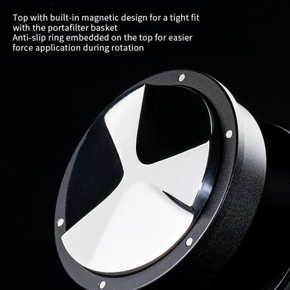 Tough UFO Series Coffee Trilogy UFO Constant Force Tamper, Distributor, and Self-Weight Needle Distributor