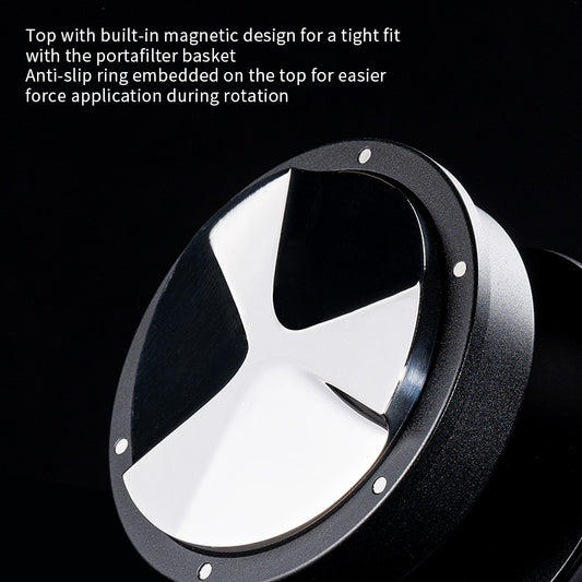 Tough UFO Series Coffee Trilogy UFO Constant Force Tamper, Distributor, and Self-Weight Needle Distributor