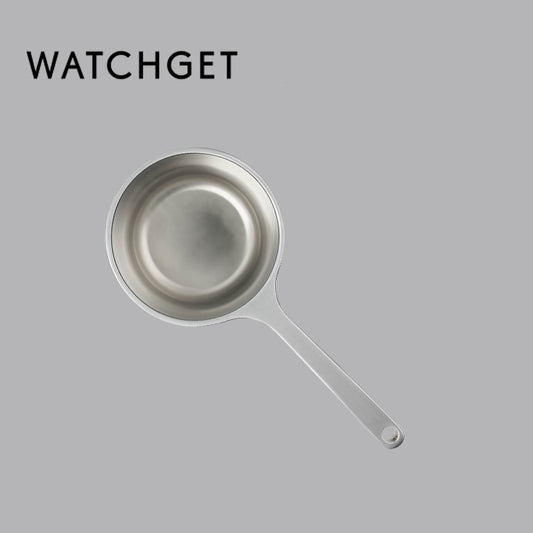 watchget Coffee Scoop 2 Tablespoon Metal Measuring Spoon for Coffee Beans, Ground Coffee, Tea, Milk, Short Handle Measuring Scoop Kitchen Tool