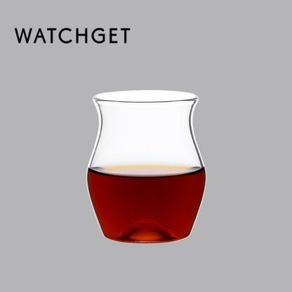 watchget Espresso Cup 5oz/150ml Single Wall Espresso Shot Glass for Specialty Coffee, Cold Brew, Espresso & Wine - Enhances Aroma Borosilicate Glass Cappuccino Sense Cup Drinking Mug, Clear