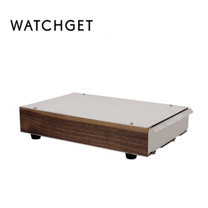 watchget Espresso Knock Box Drawer Stainless Steel Detachable Coffee Ground Knock Container with Removable Knock Bar and Non-Slip Base For Home, Office, Coffee Shop