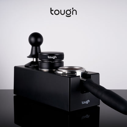 Espresso Tamper Stand Set (3-Hole Handle Holder, Plastic Distributor & Tamper Base)