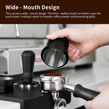 watchget 58mm Coffee Dosing Cup - Espresso Dosing Cup Compatible with 58mm Portafilter Stainless Steel - Espresso Machine Accessory