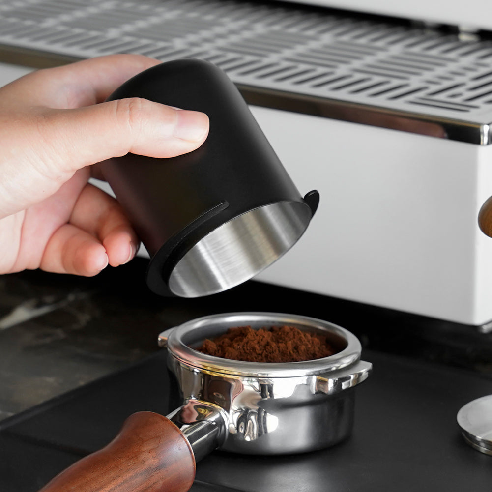 watchget 58mm Coffee Dosing Cup - Espresso Dosing Cup Compatible with 58mm Portafilter Stainless Steel - Espresso Machine Accessory