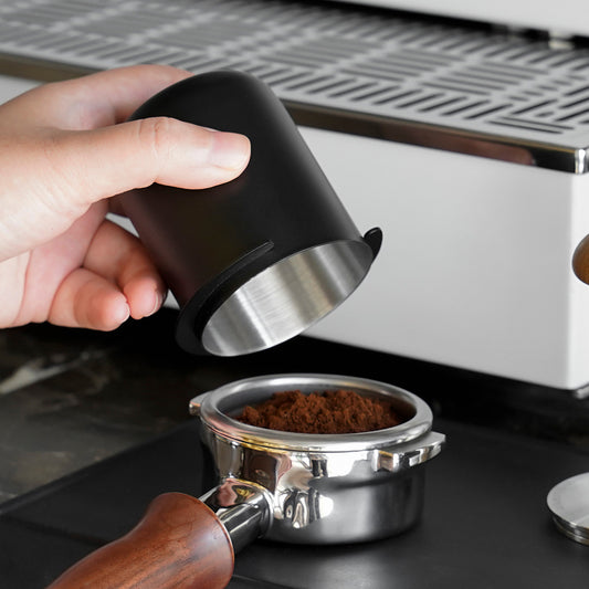 watchget 58mm Coffee Dosing Cup - Espresso Dosing Cup Compatible with 58mm Portafilter Stainless Steel - Espresso Machine Accessory