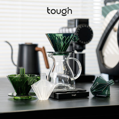 Pour Over Coffee Filter Holder 2.0 Version - V60 Hurricane Filter Press