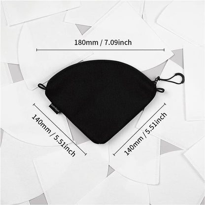 watchget Reusable Coffee Paper Filter Storage Bag