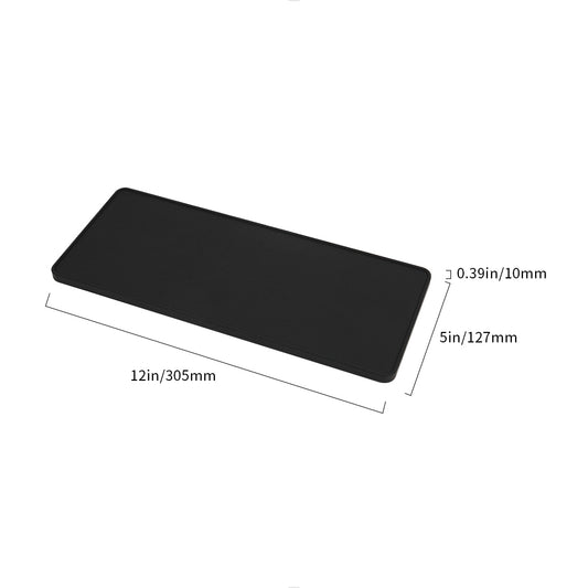 watchget Anti-Slip Silicone Espresso Tamping Mat - Thick 5" x 12" Coffee Tamper Pad - Perfect for Baristas, Home Brewing, and Portafilters - Sturdy, Heat Resistant, Easy to Clean