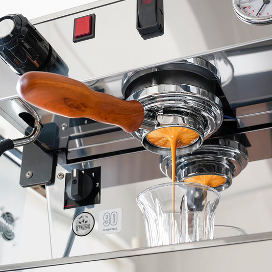 watchget Coffee Portafilter Handle M12 Wood Handle for La Marzocco Portafilter Handle Replacement