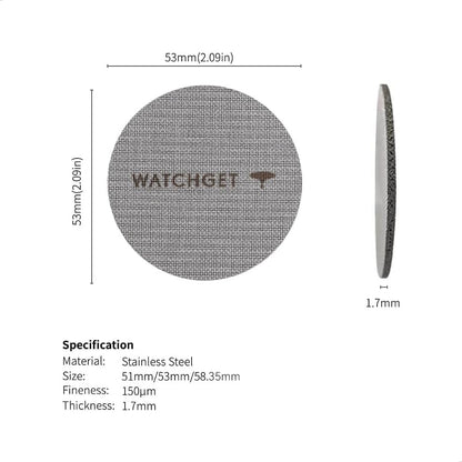 watchget 53 Espresso Puck Screen - Lower Shower Screen - 1.7mm Thickness Metal Reusable Coffee Filter for 54mm Protafilter Basket 316 Stainless Steel 150μm