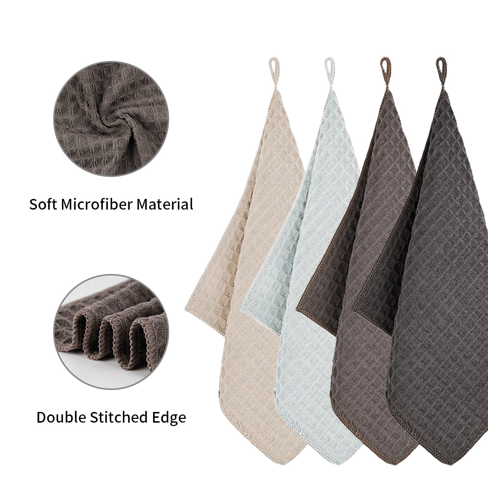 watchget Barista Microfiber Cloths (12"x12") Professional Cleaning Towels for Espresso Machines, Steam Wands & Countertops Essential Coffee Bar Accessories