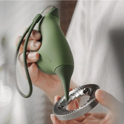 MHW-3BOMBER Hummingbird Air Blower: High-Power Air Duster for Coffee Grinders & Cameras (Rubber Bulb Cleaner)