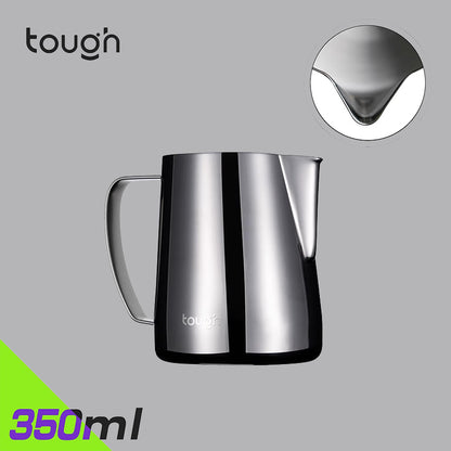 TOUGH Mithril Milk Frothing Tool with Textured Body, Sharp/ Round Tip Nozzle