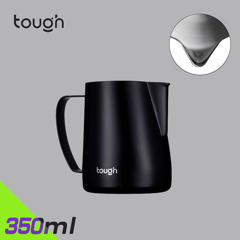 TOUGH Mithril Milk Frothing Tool with Textured Body, Sharp/ Round Tip Nozzle