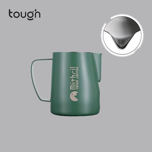 TOUGH Mithril Milk Frothing Tool with Textured Body, Sharp/ Round Tip Nozzle