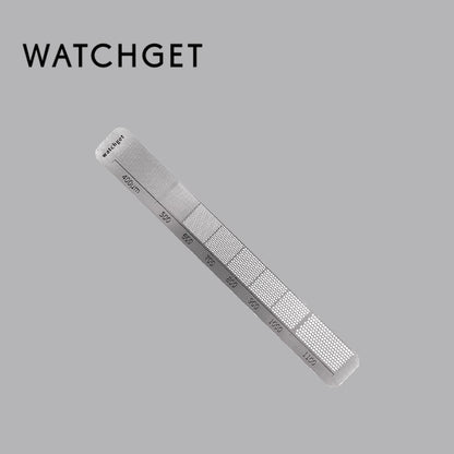 watchget Ground Coffee Measuring Ruler Stainless Steel Precision Measuring Tool for Coffee Grind Size Professional Coffee Bean Grinder Accessory