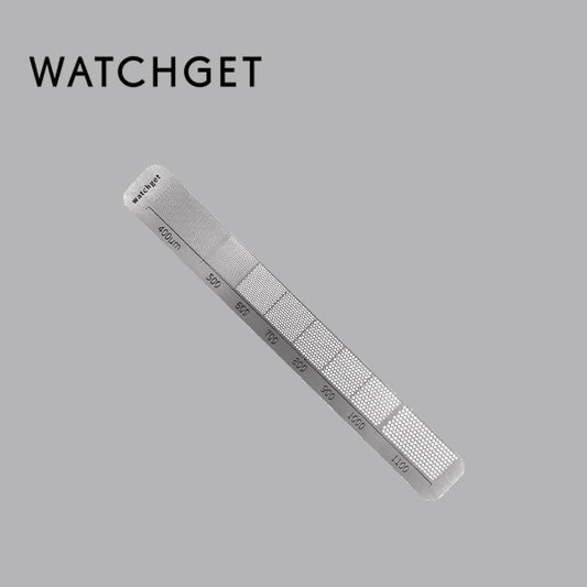 watchget Ground Coffee Measuring Ruler Stainless Steel Precision Measuring Tool for Coffee Grind Size Professional Coffee Bean Grinder Accessory