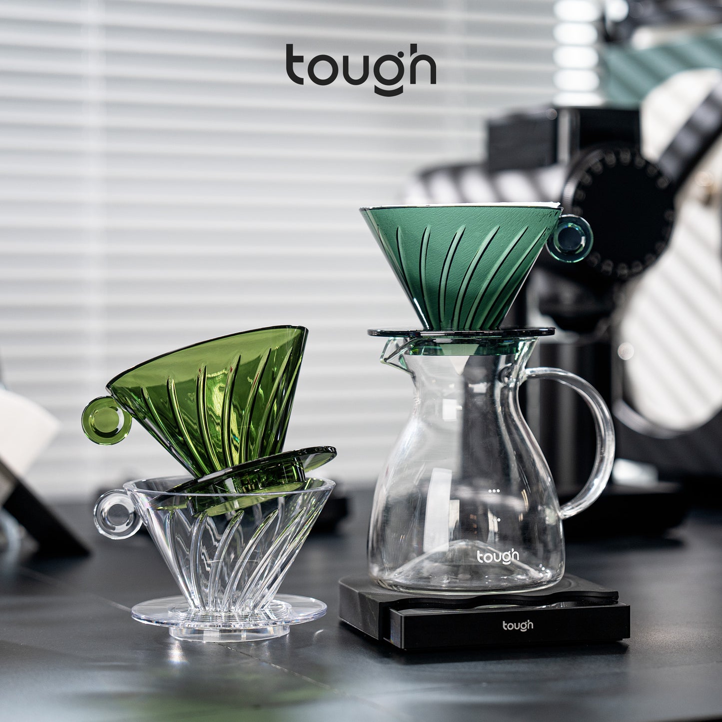 Hurricane Dripper V60 Coffee Dripper 01 - Pour Over Coffee Filter Cup with High Flow Rate & Low Bypass