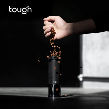 Jingren M1 Grinder - External-Adjustment Hand Coffee Grinder, Stainless Steel Burr Grinder for Pour Over Coffee Beans