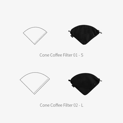watchget Reusable Coffee Paper Filter Storage Bag