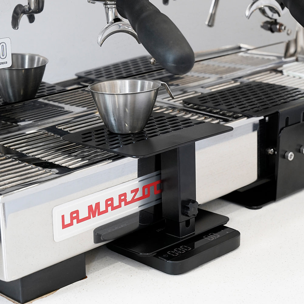 watchget Coffee Weighing Rack Electronic Scale Rack Height Adjustable Stainless Steel Coffee Scale Rack Stem Espresso Machine Scale Rod Protection Rack