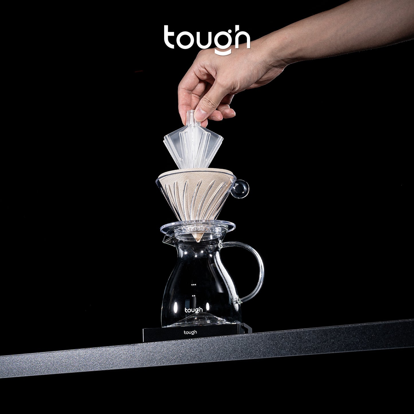 Pour Over Coffee Filter Holder 2.0 Version - V60 Hurricane Filter Press