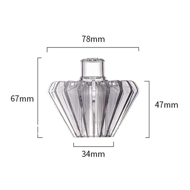Hand-brewed coffee diamond paper tamper